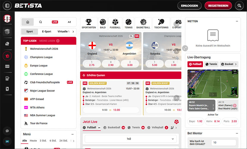Betista sportwetten