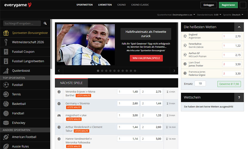 EveryGame sportwetten